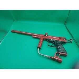 Spyder Xtra Paintball Gun Red 12in Barrel Untested As/Is Parts Or Might Work